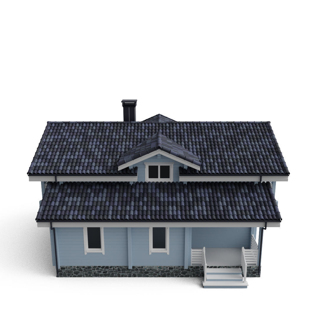 Private house 015 3D model_4