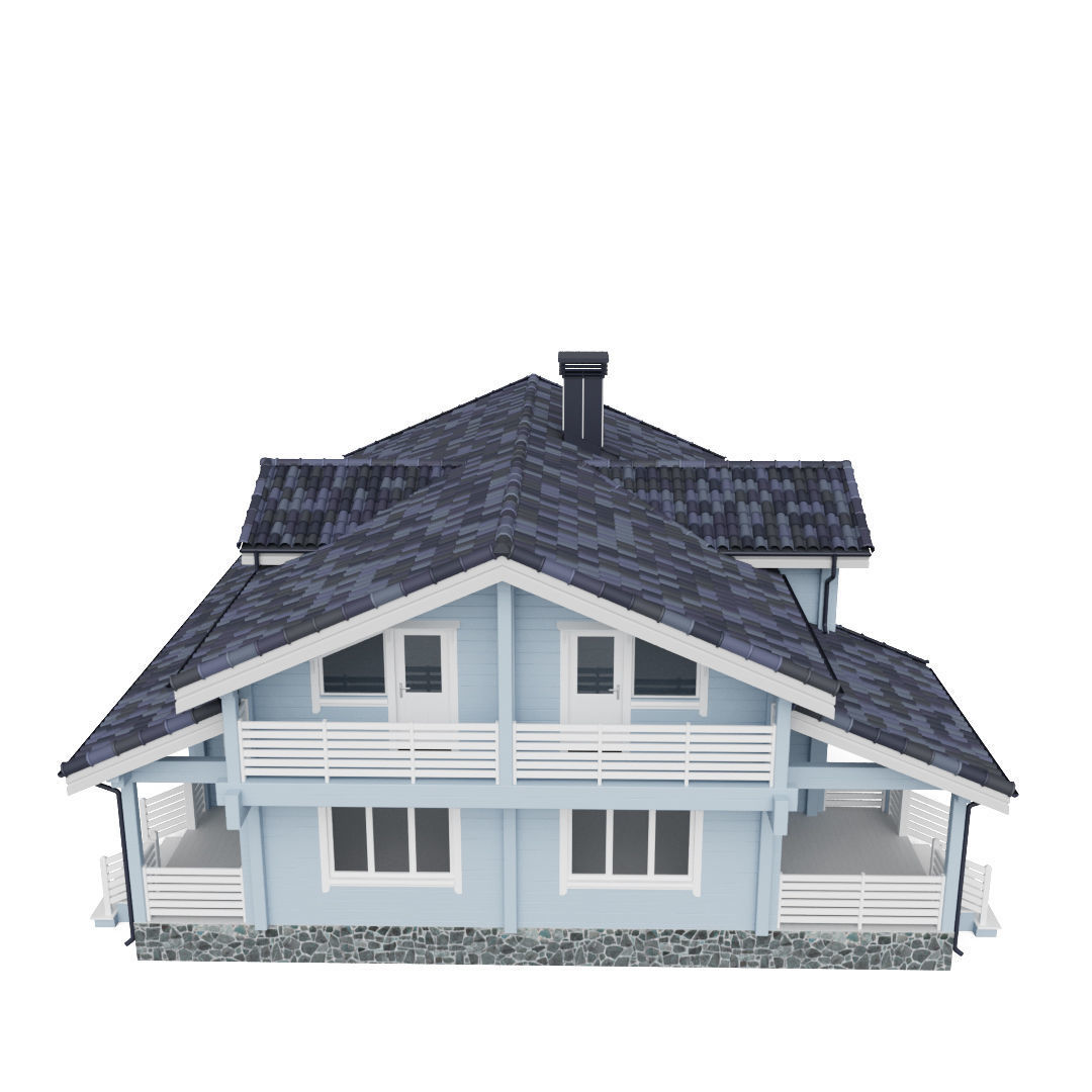 Private house 015 3D model_1