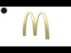 Mcdonald Logo 05 Free low-poly 3D model_1