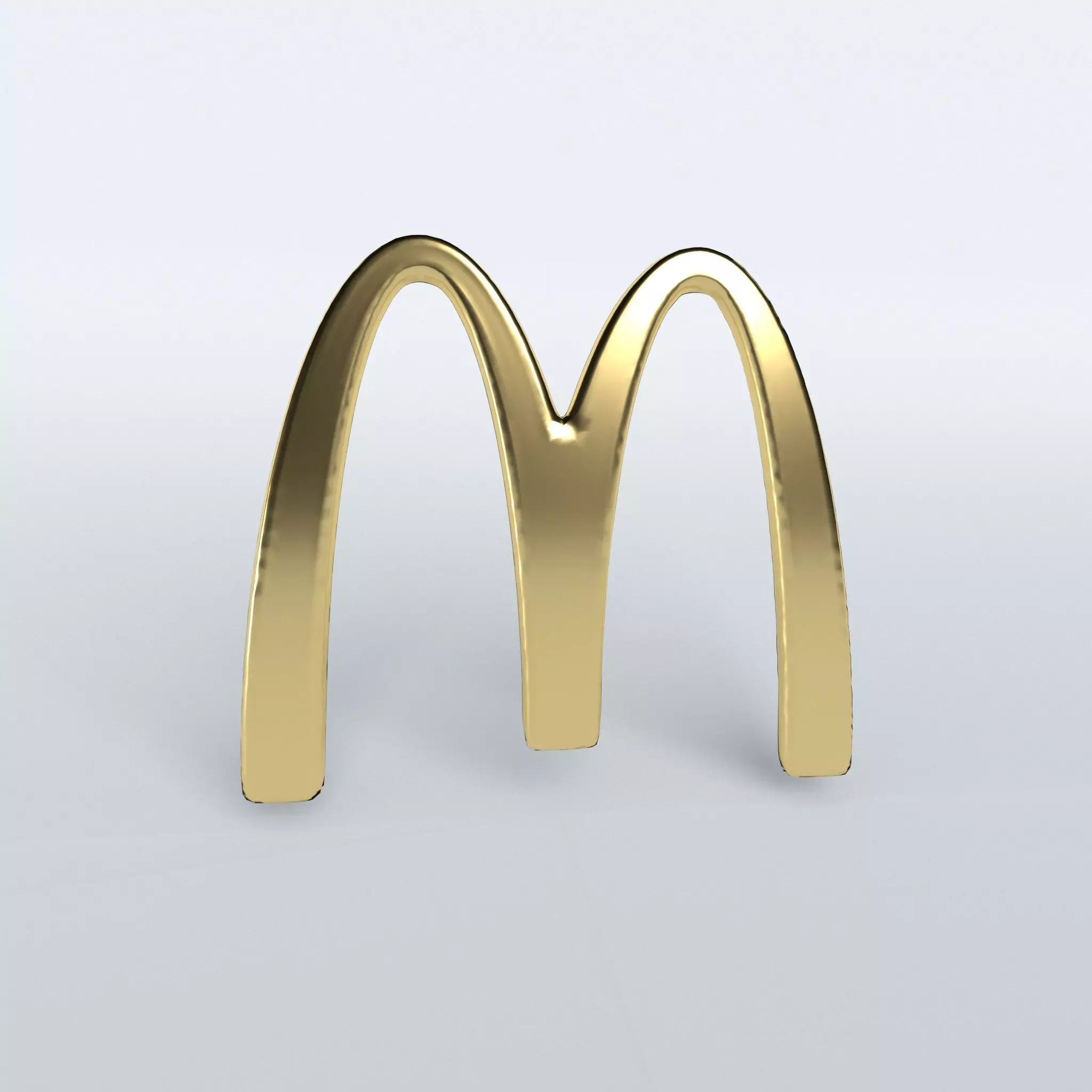 Mcdonald Logo 05 Free low-poly 3D model