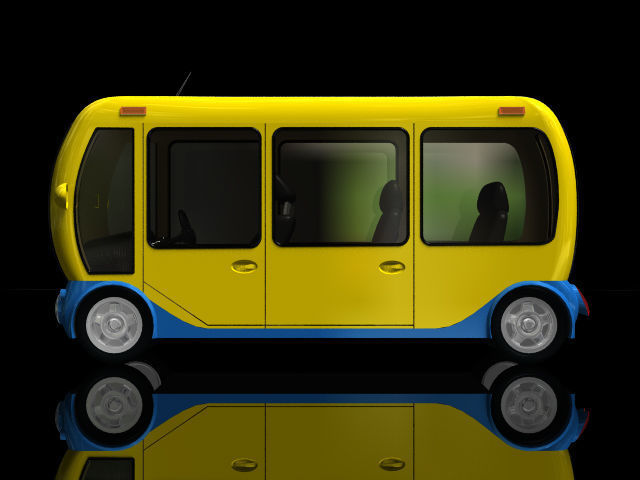 smart bus 3D model_2