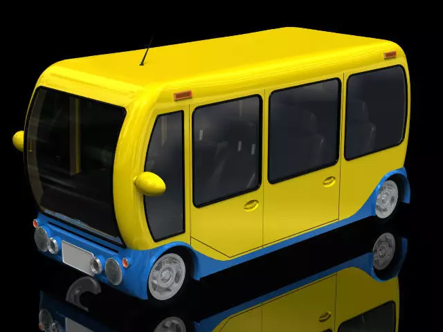 smart bus 3D model_0