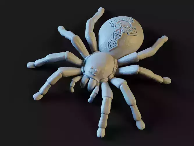 Stylized Spider 3D print model