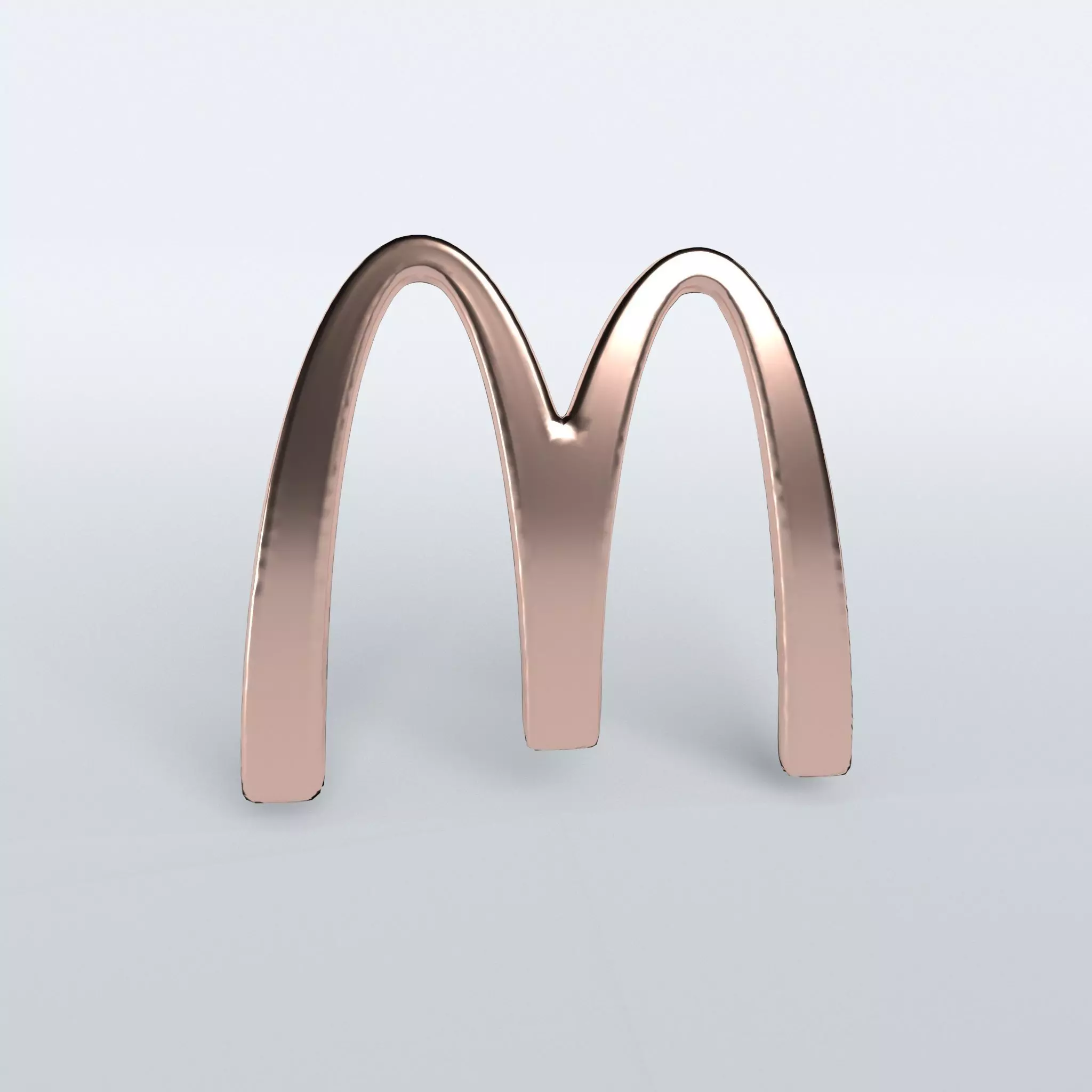 Mcdonald Logo 07 Free low-poly 3D model