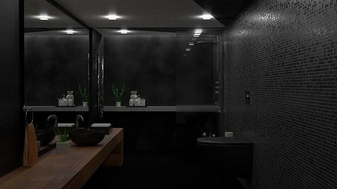 Bathroom  interior Free 3D model