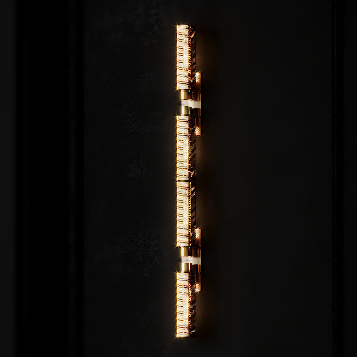 Oxon Hill 1-Light Armed Wall Sconce by Brayden Studio 3D model_3