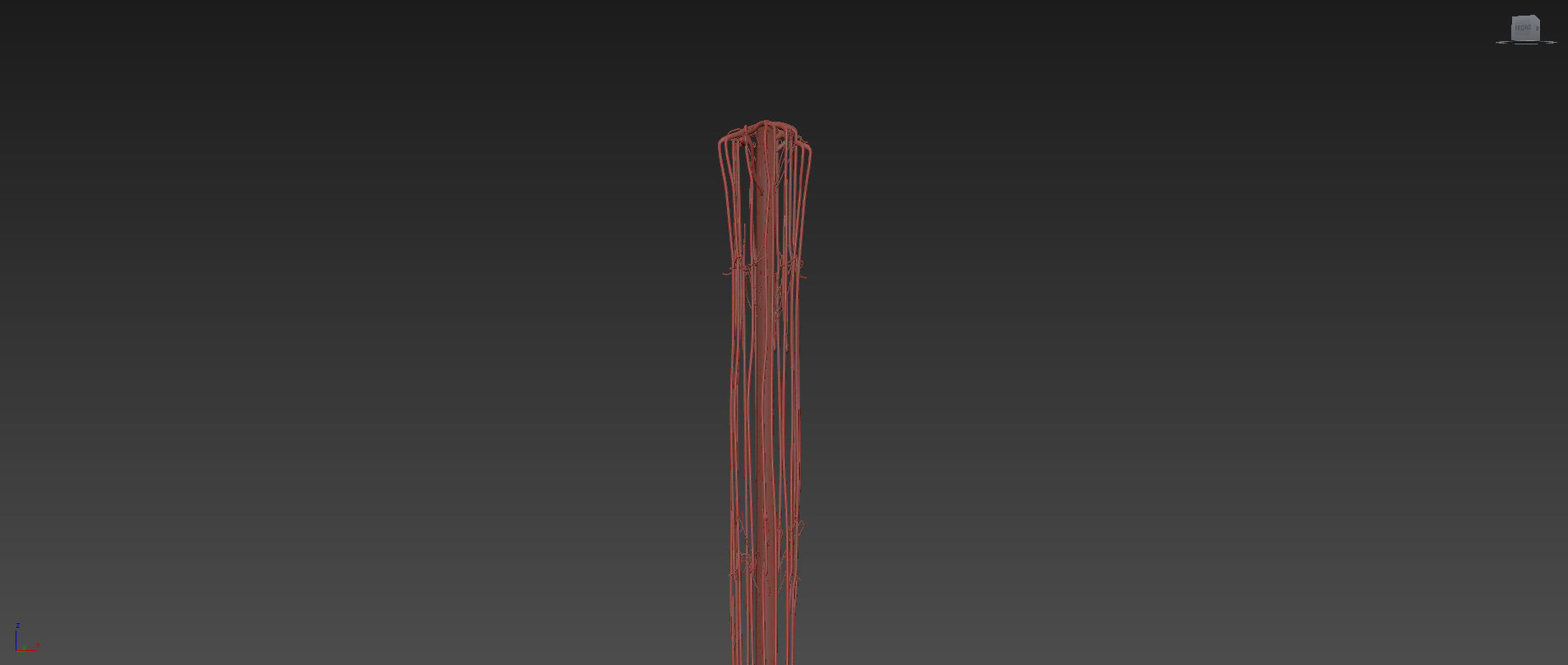 Oxon Hill 1-Light Armed Wall Sconce by Brayden Studio 3D model_6