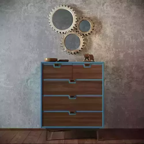 Cabinet modern chest of drawers