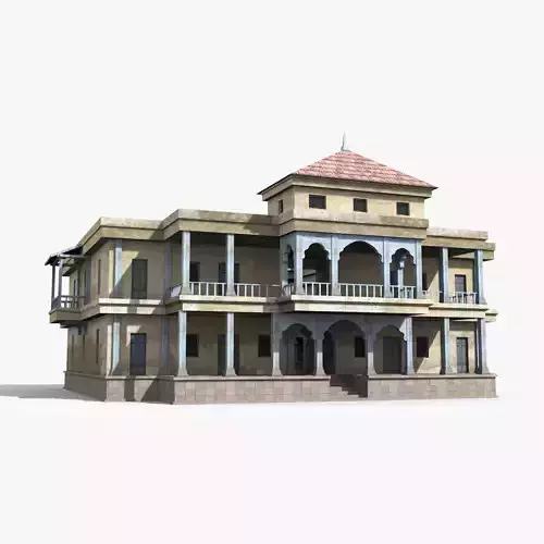 Arab x10 Low-poly 3D model