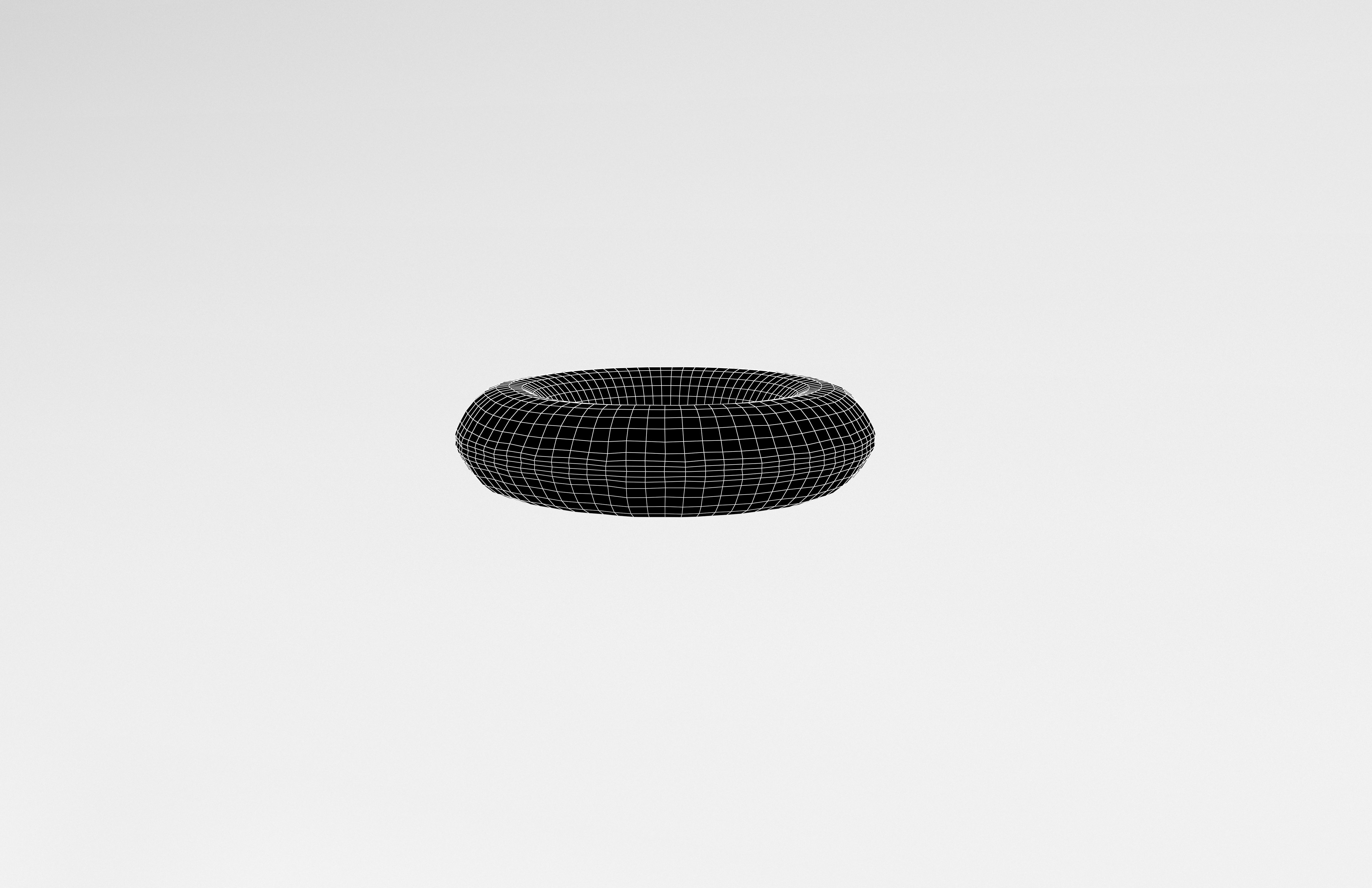 Cartoon Pool Float Ring v1 008 Low-poly 3D model_5