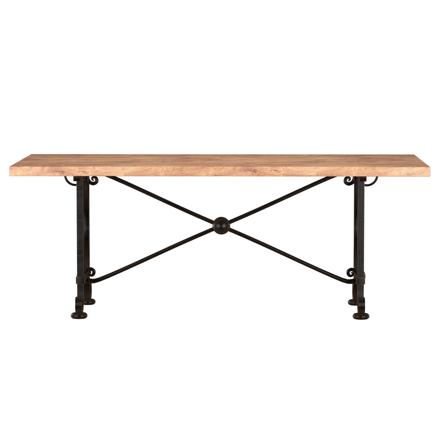 Gilbert Poillerat Dining table 3D model_4