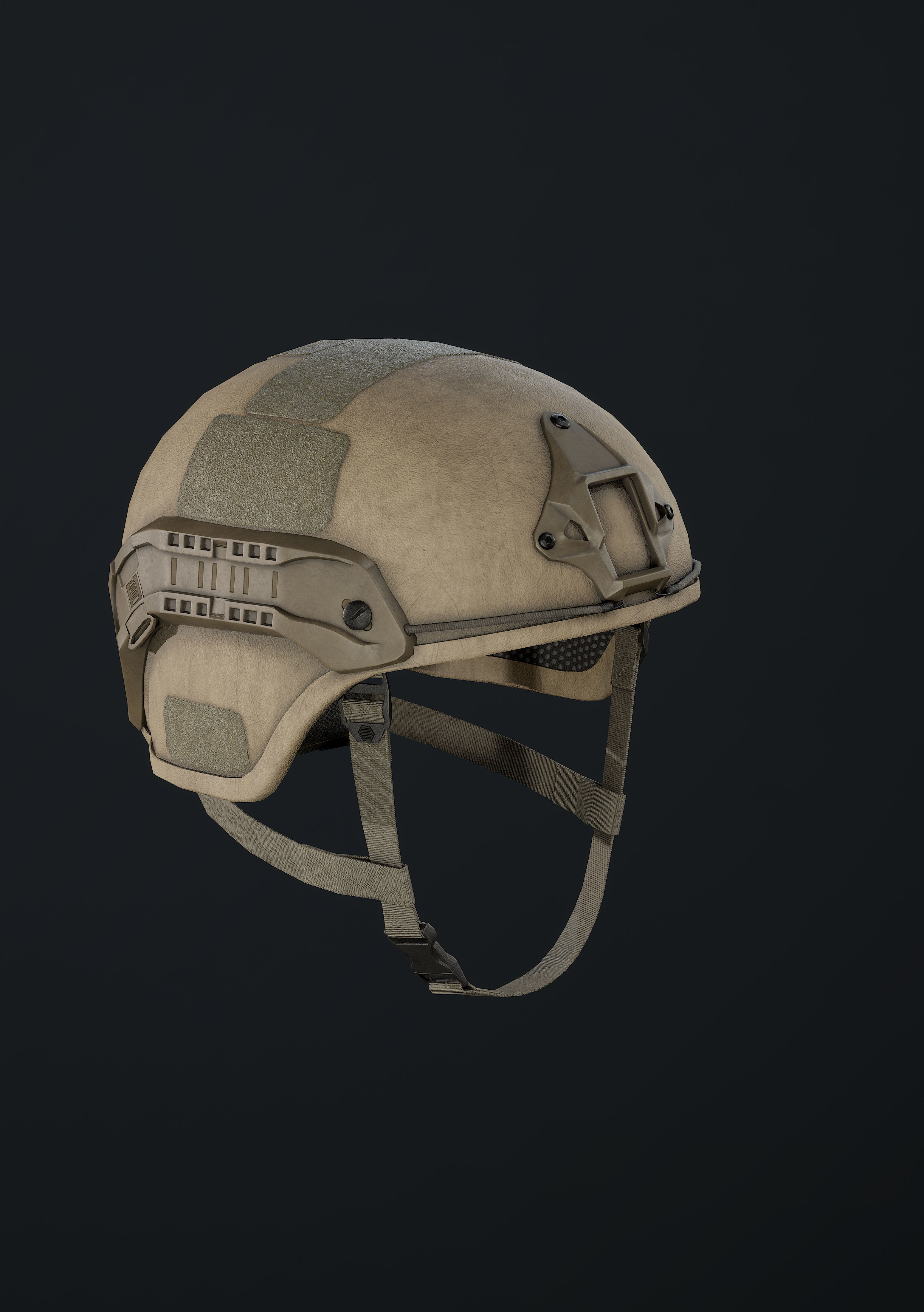 DOMINATOR II Ballistic Helmet Low-poly 3D model_3
