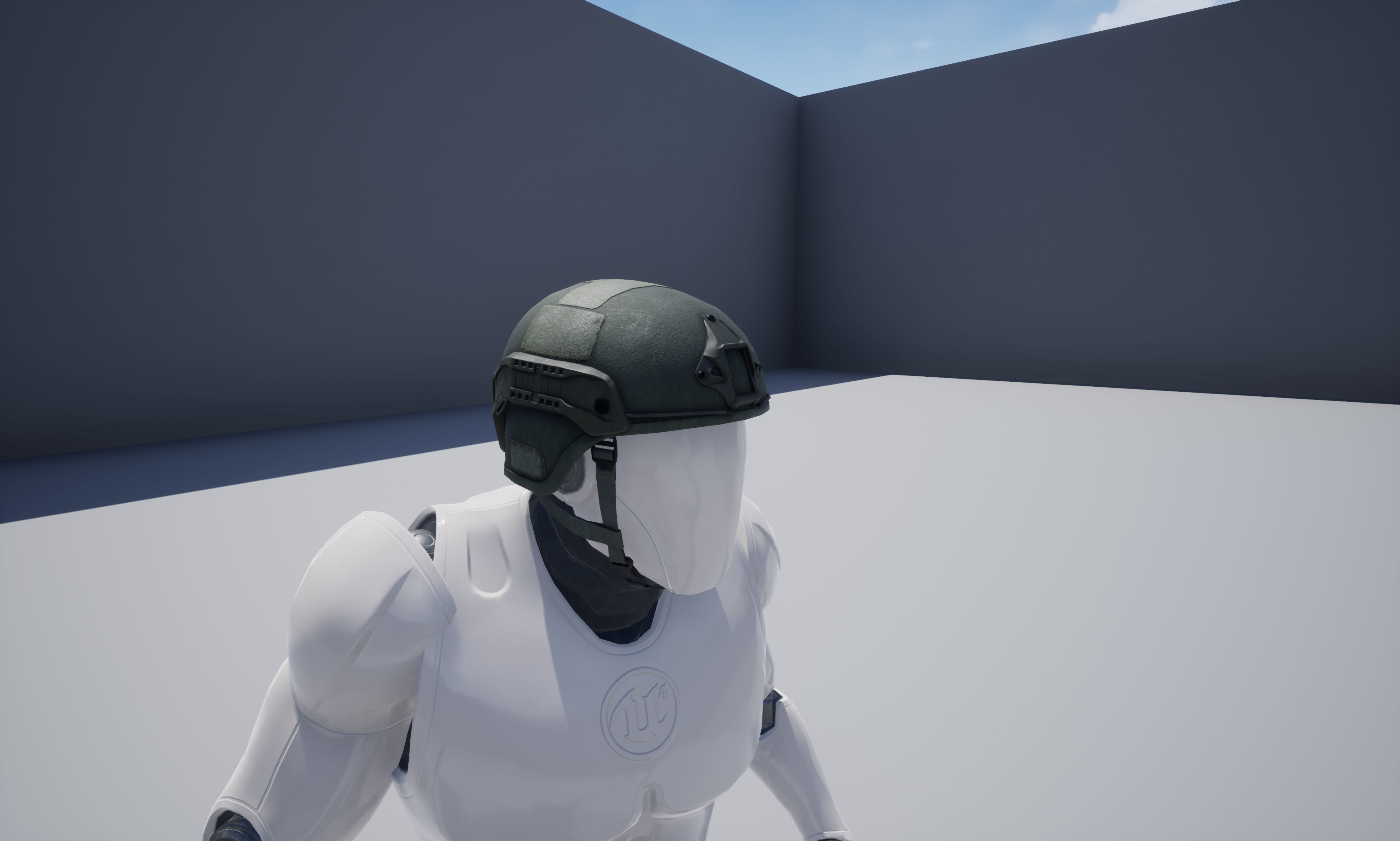 DOMINATOR II Ballistic Helmet Low-poly 3D model_12