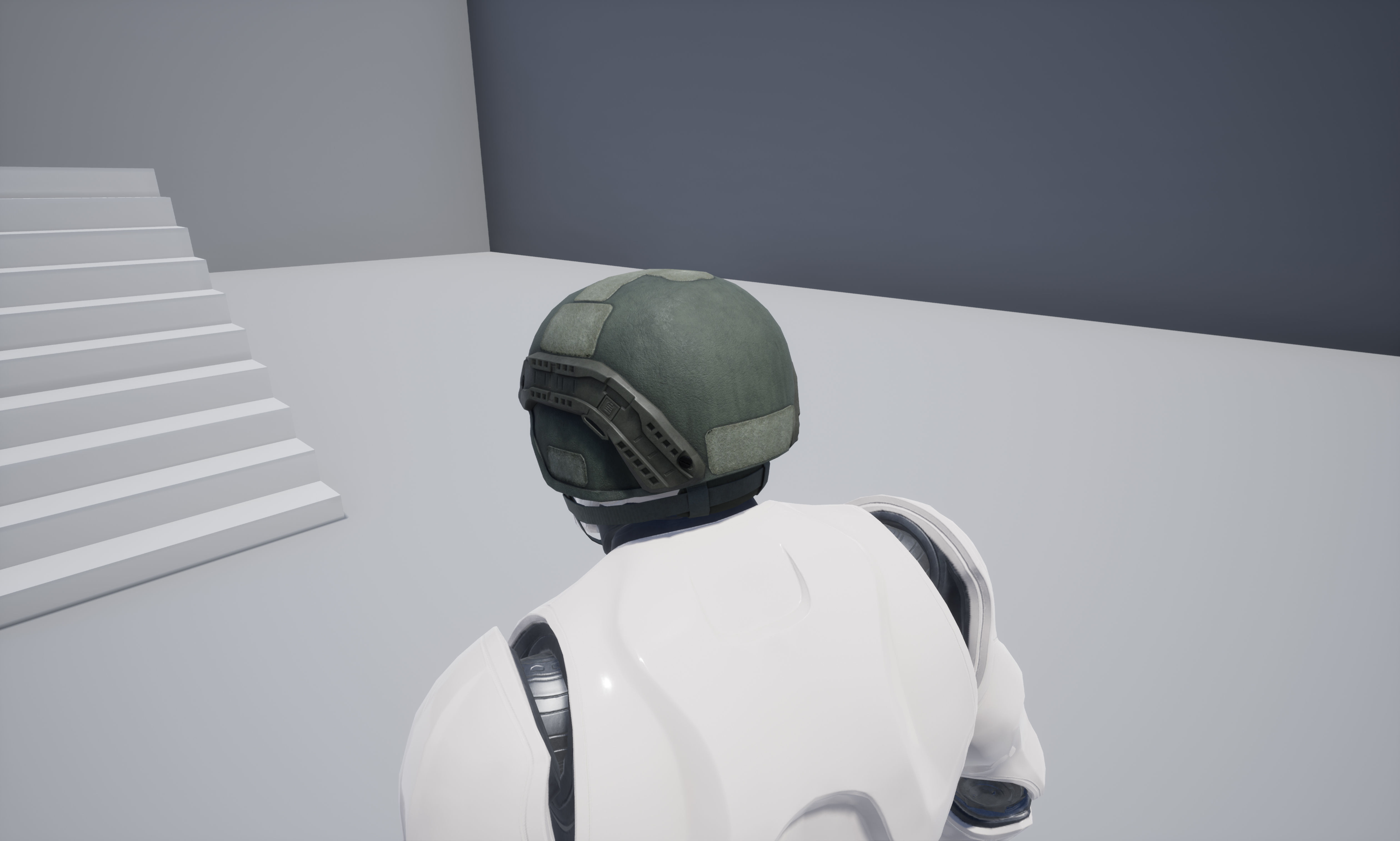 DOMINATOR II Ballistic Helmet Low-poly 3D model_14