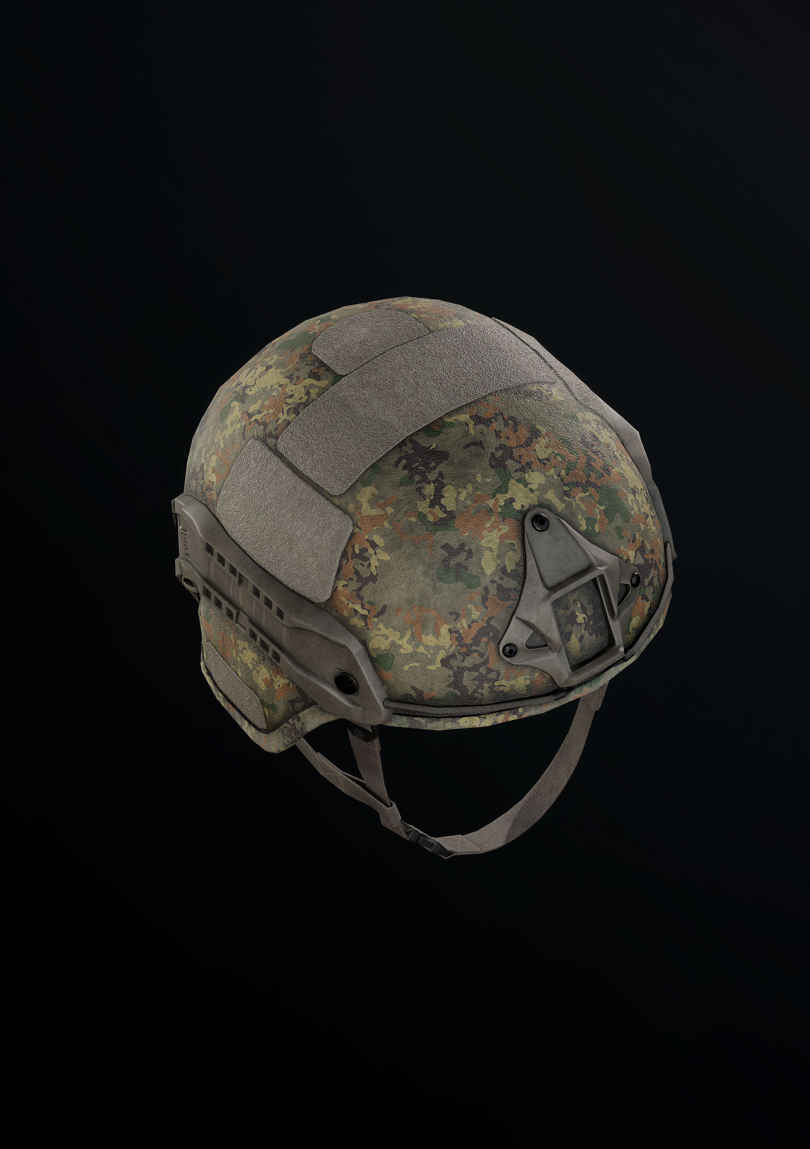 DOMINATOR II Ballistic Helmet Low-poly 3D model_6