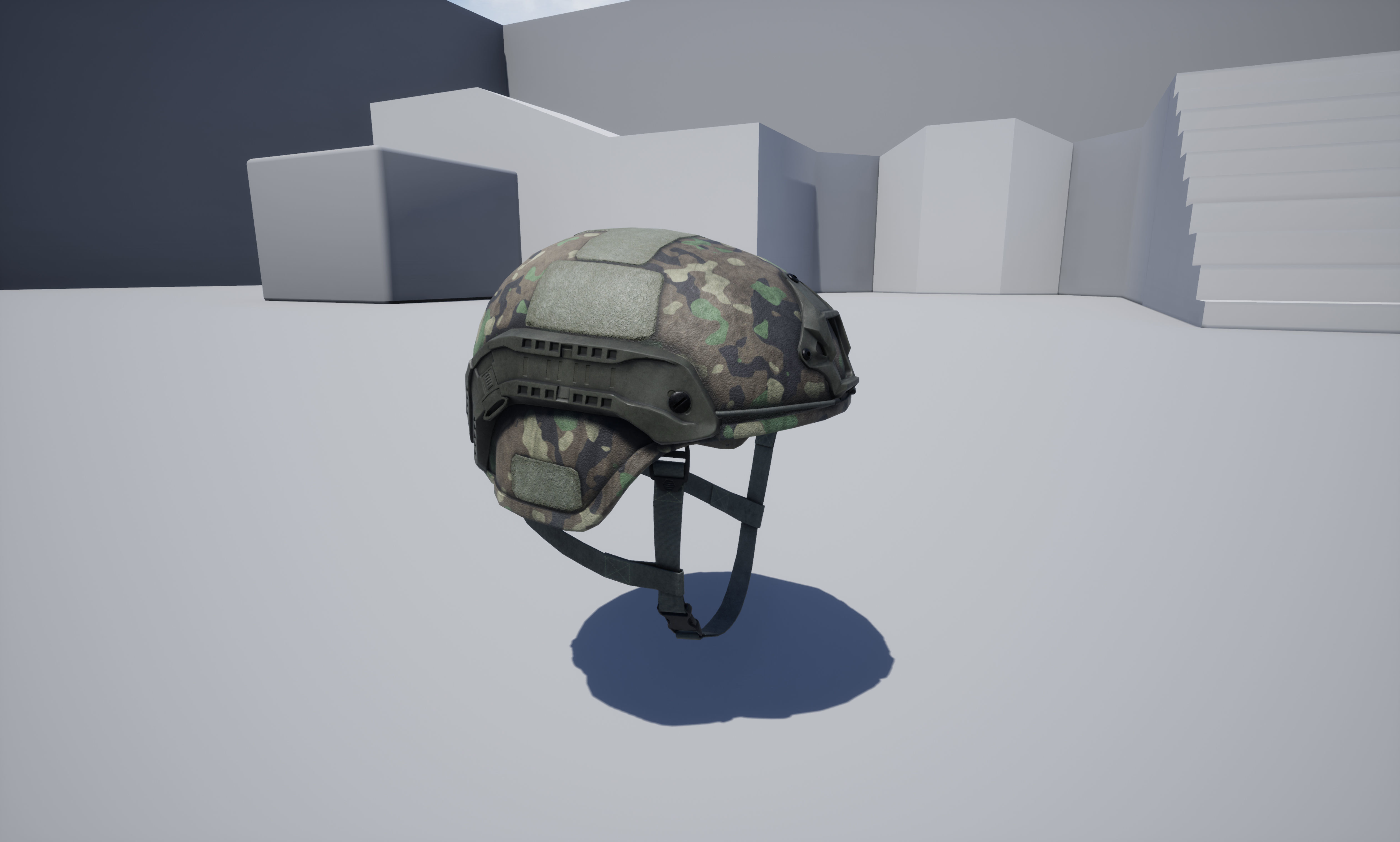 DOMINATOR II Ballistic Helmet Low-poly 3D model_23