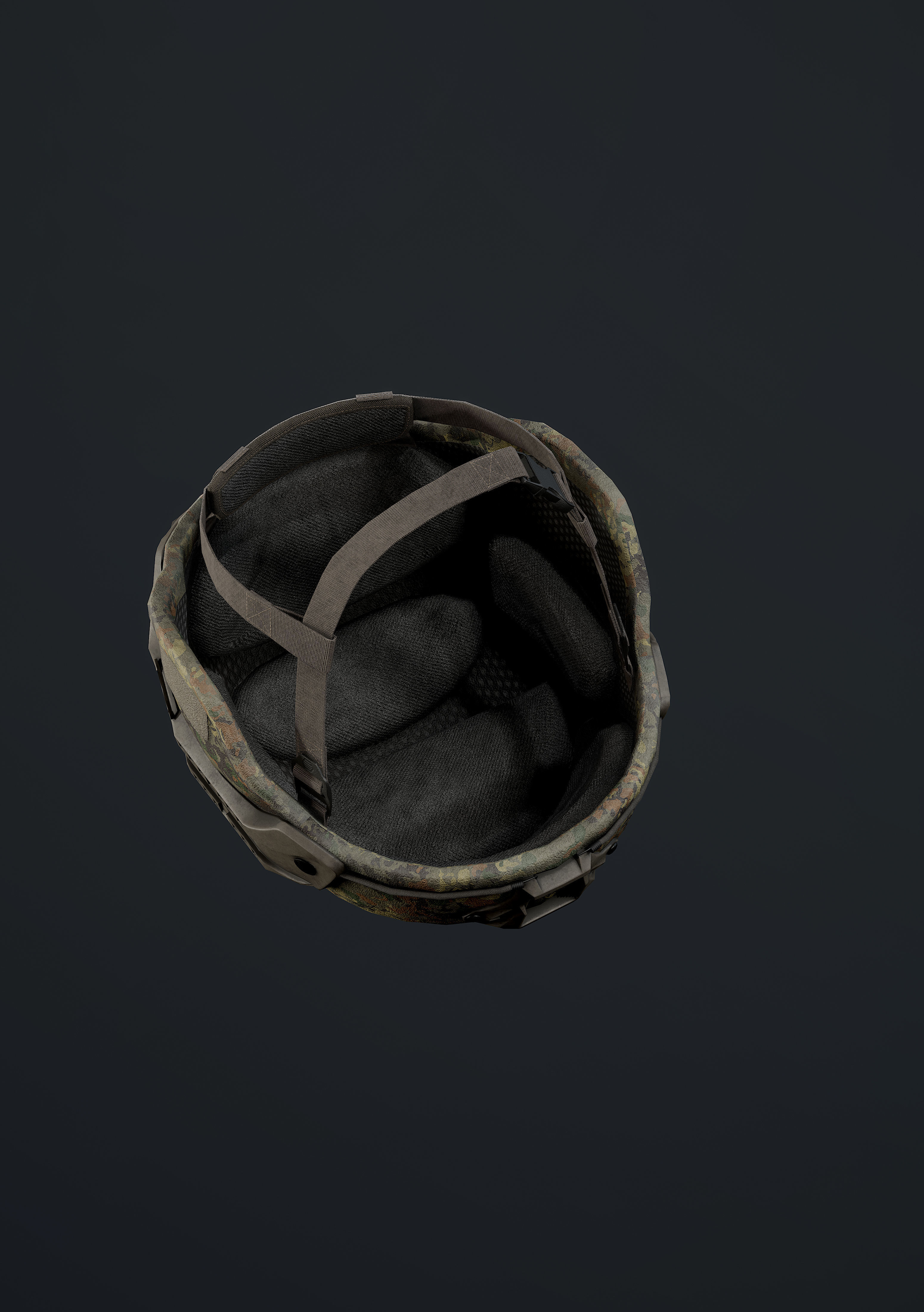 DOMINATOR II Ballistic Helmet Low-poly 3D model_5