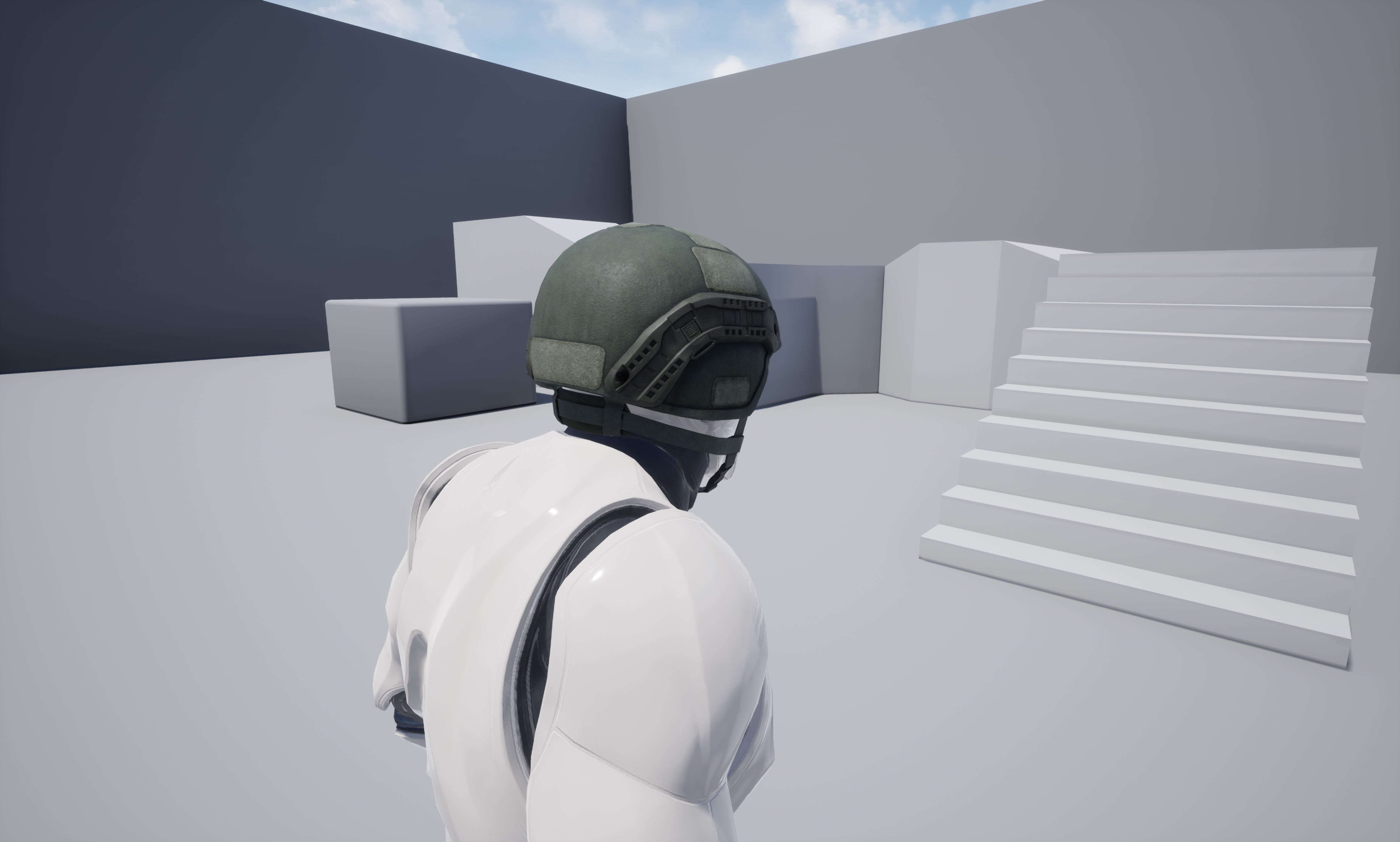 DOMINATOR II Ballistic Helmet Low-poly 3D model_13