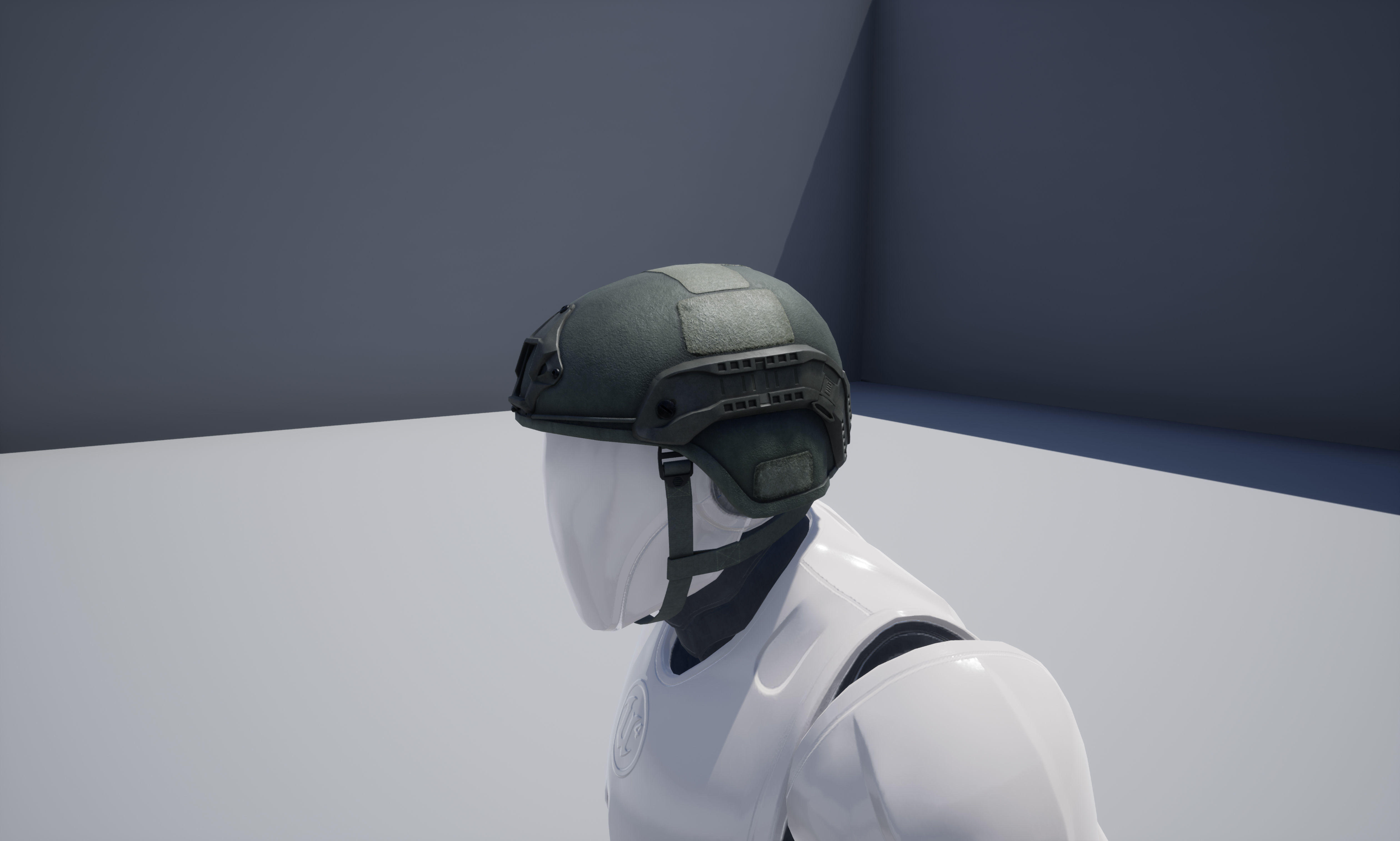 DOMINATOR II Ballistic Helmet Low-poly 3D model_11