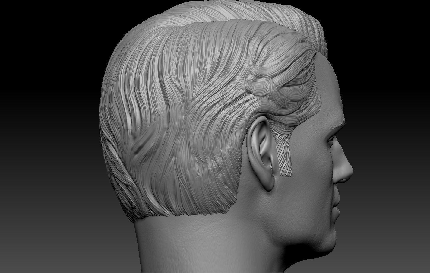 Superman DCEU Henry Cavill head 3D print model_6