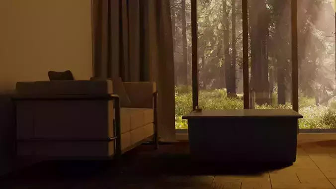 Living room 3D model