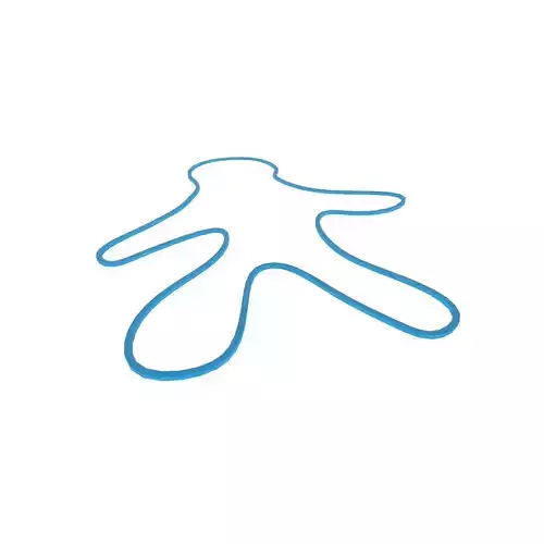 Crime Human Figure Line v1 004