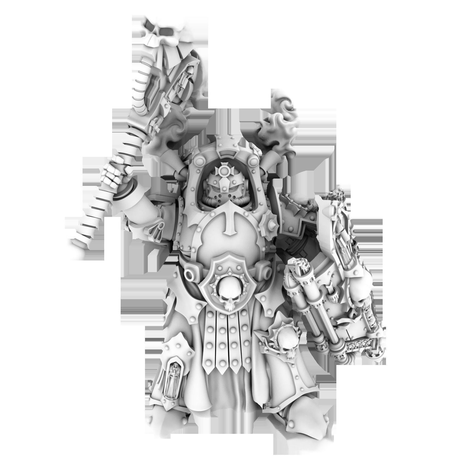 HeresyLab  Hades Legion 5 models Conquestor Royal Guard 2 3D print model_3