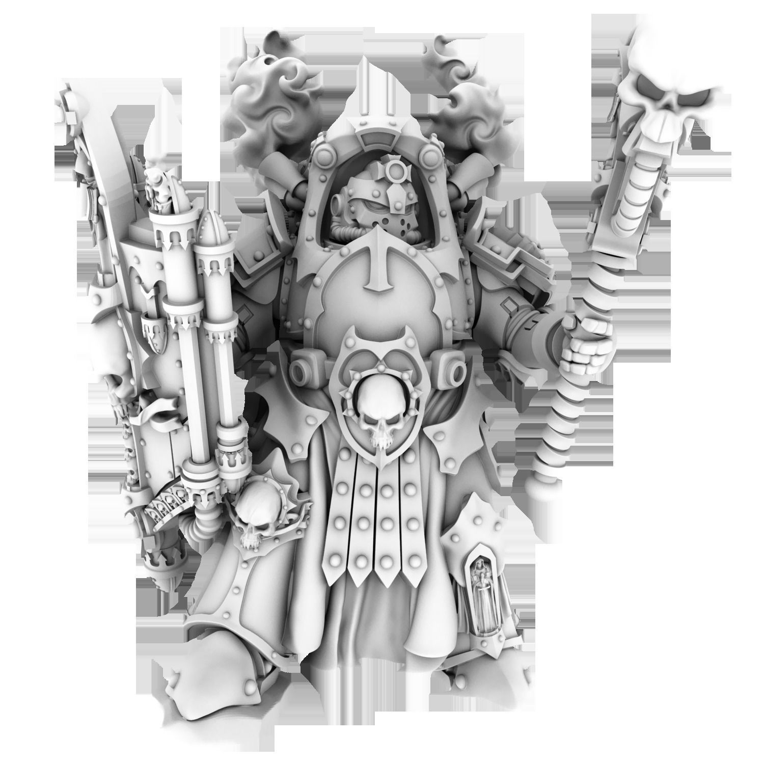 HeresyLab  Hades Legion 5 models Conquestor Royal Guard 2 3D print model_2