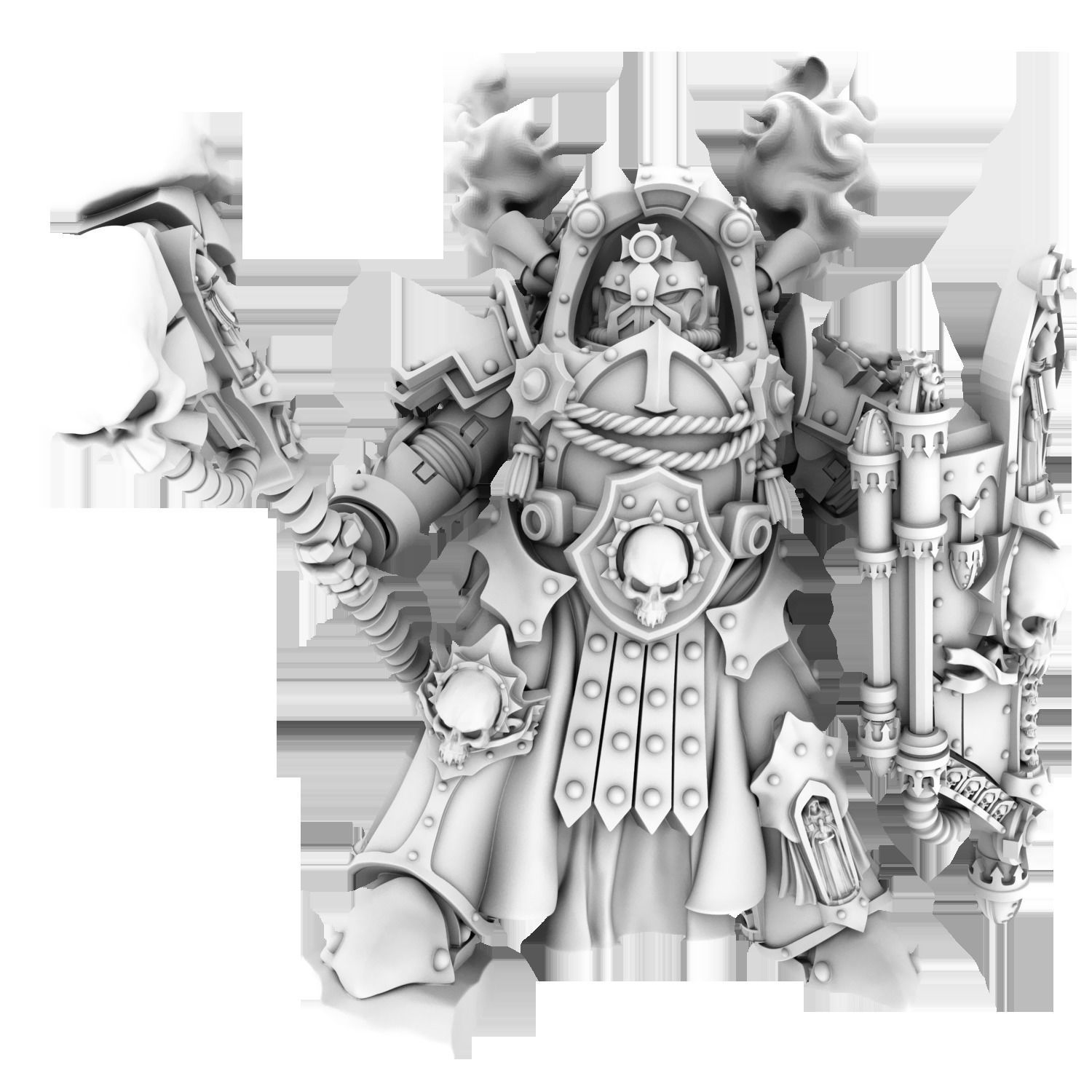 HeresyLab  Hades Legion 5 models Conquestor Royal Guard 2 3D print model_4