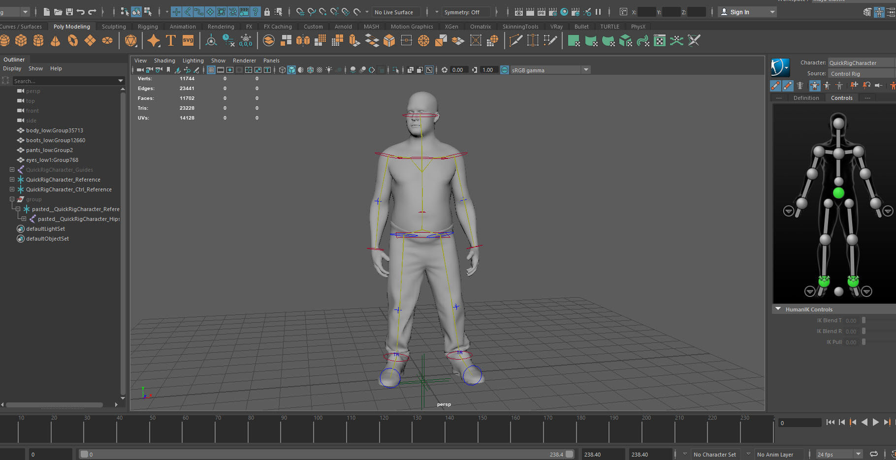 russian man gopnik rigged Low-poly 3D model_12
