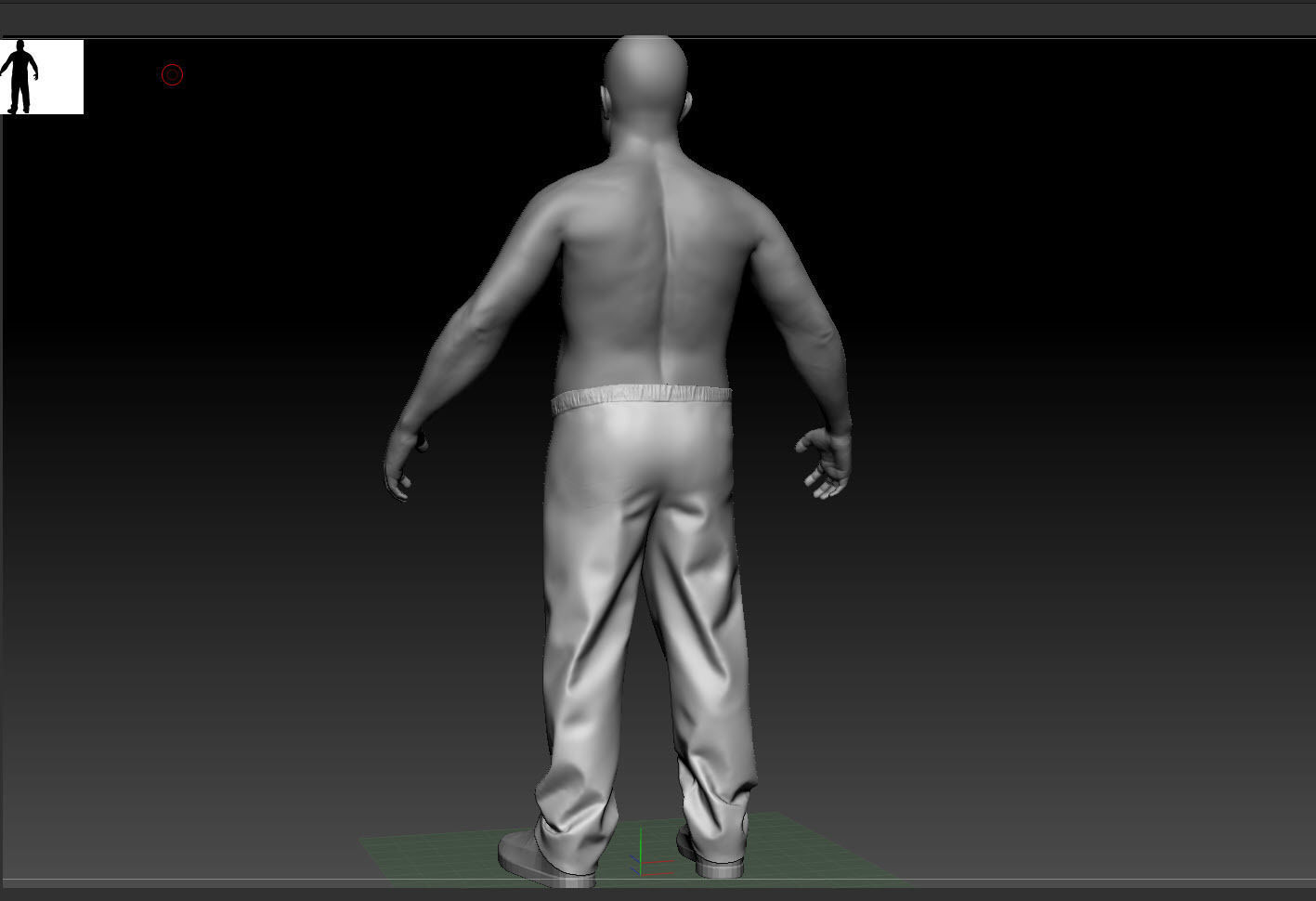 russian man gopnik rigged Low-poly 3D model_11