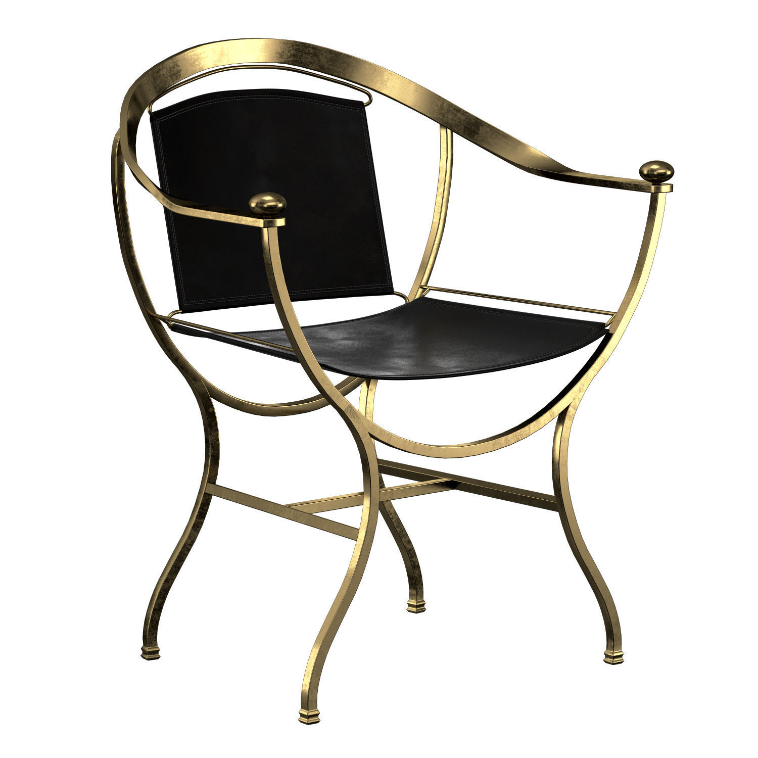 Pompeii armchair 3D model_5