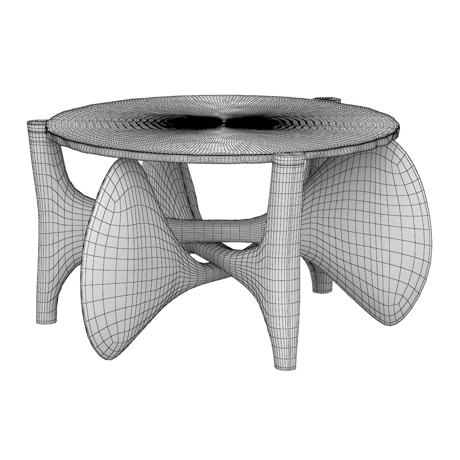 Jacqueline Delubac coffee table 3D model_7