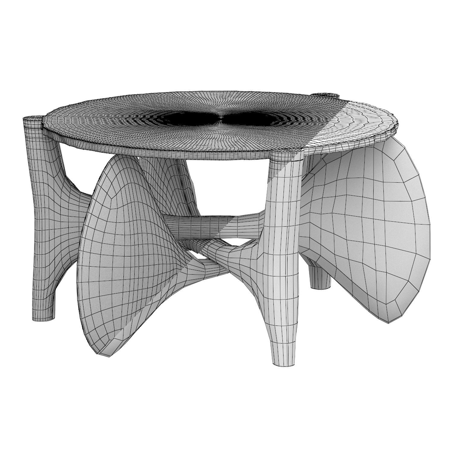 Jacqueline Delubac coffee table 3D model_4