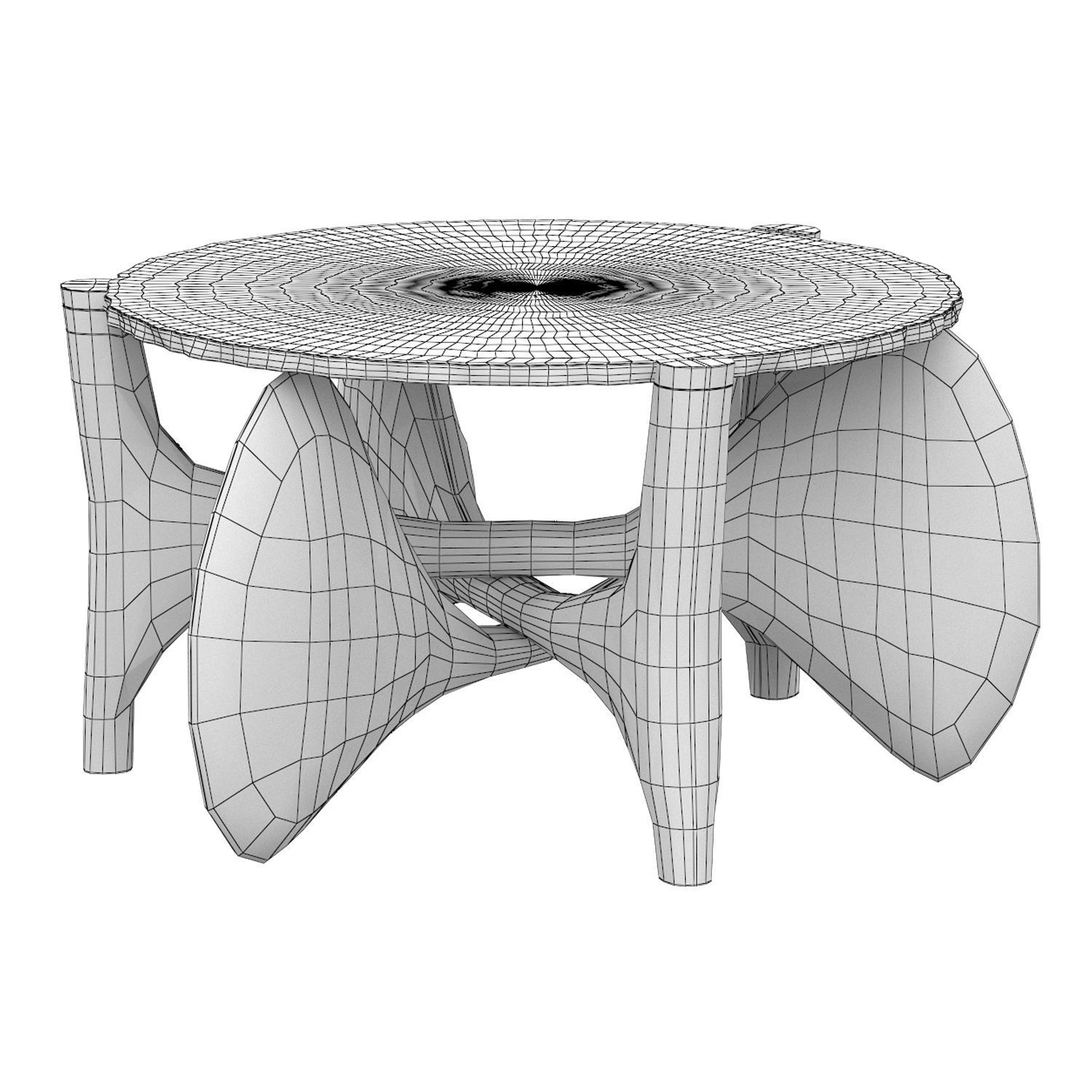 Jacqueline Delubac coffee table 3D model_6