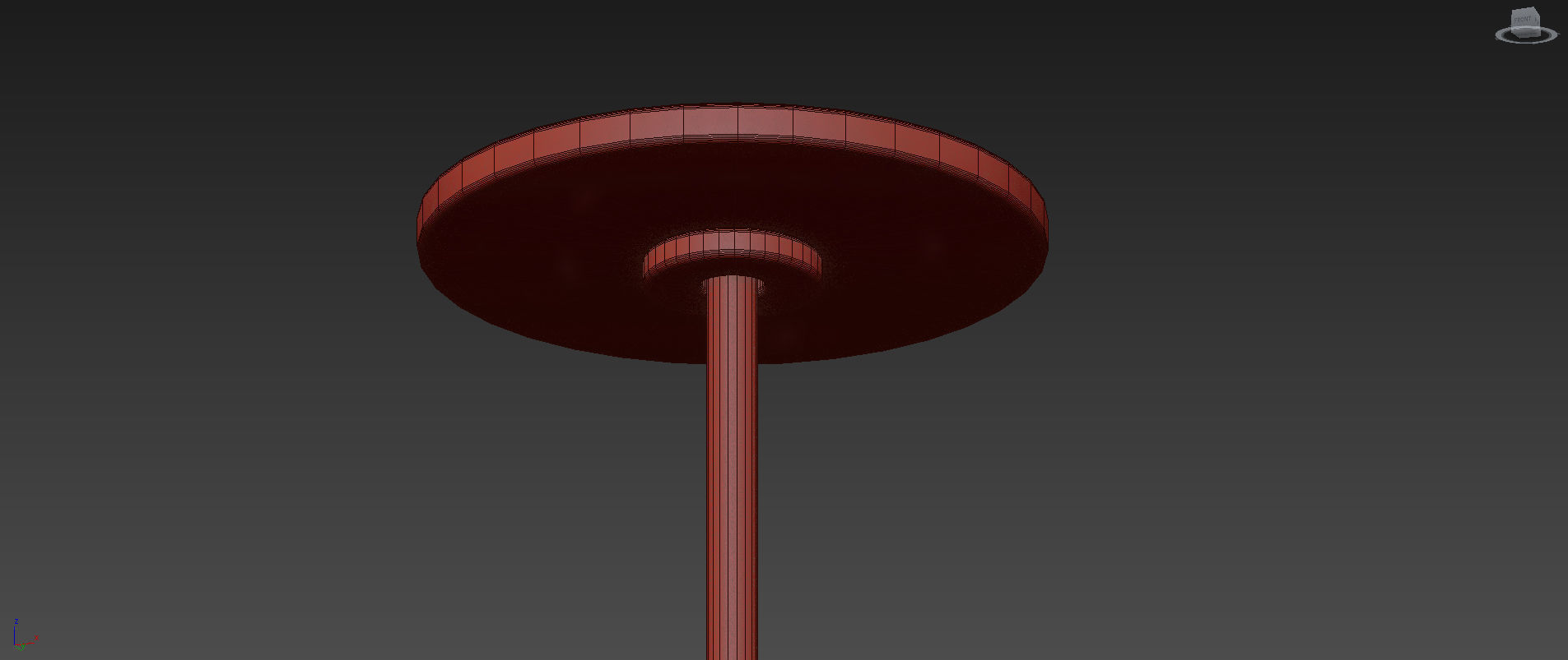 Oxon Hill 1 - Light Single Square Pendant 3D model_3