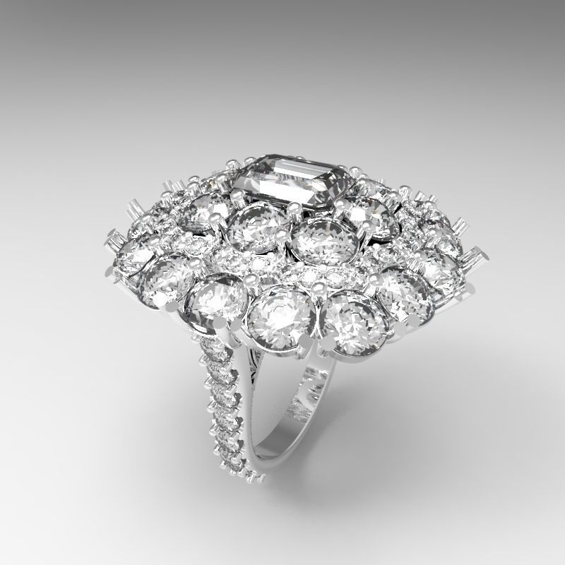 Flow ring 3D print model