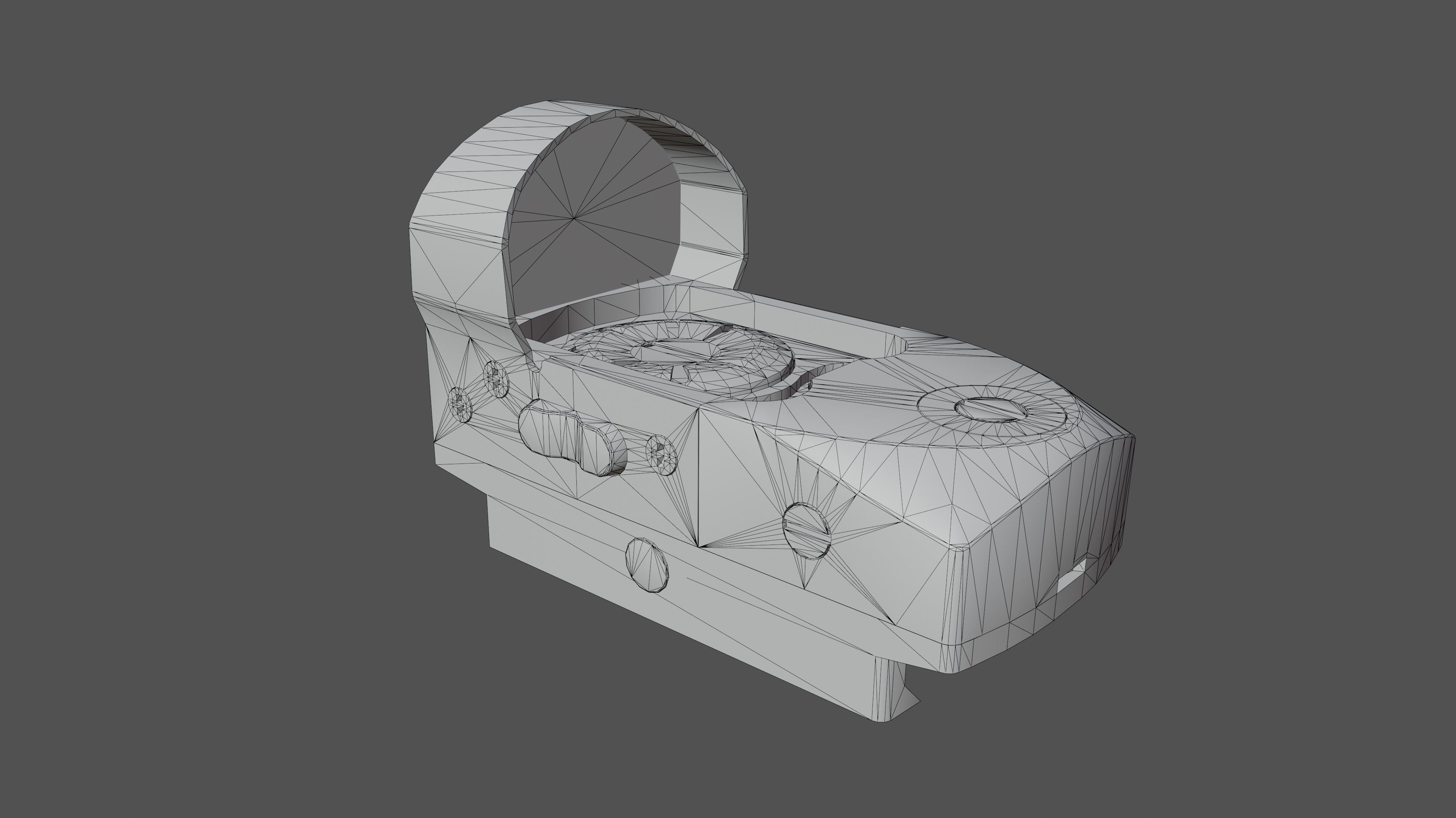 Vortex Venom RedDot Optic Low-poly 3D model_4