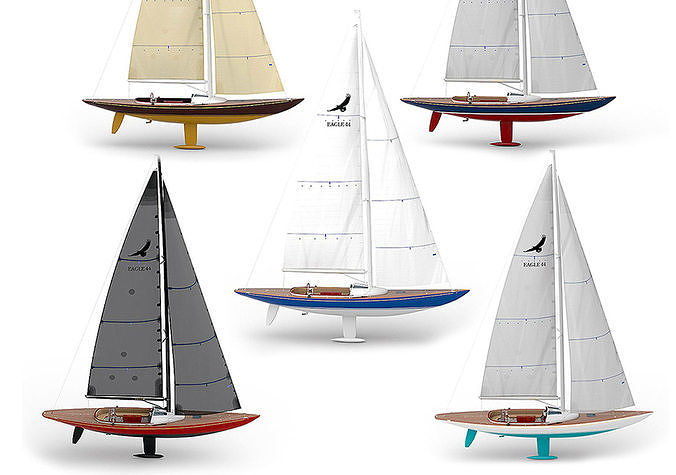 Leonardo 44 Eagle    5 colors 3D model