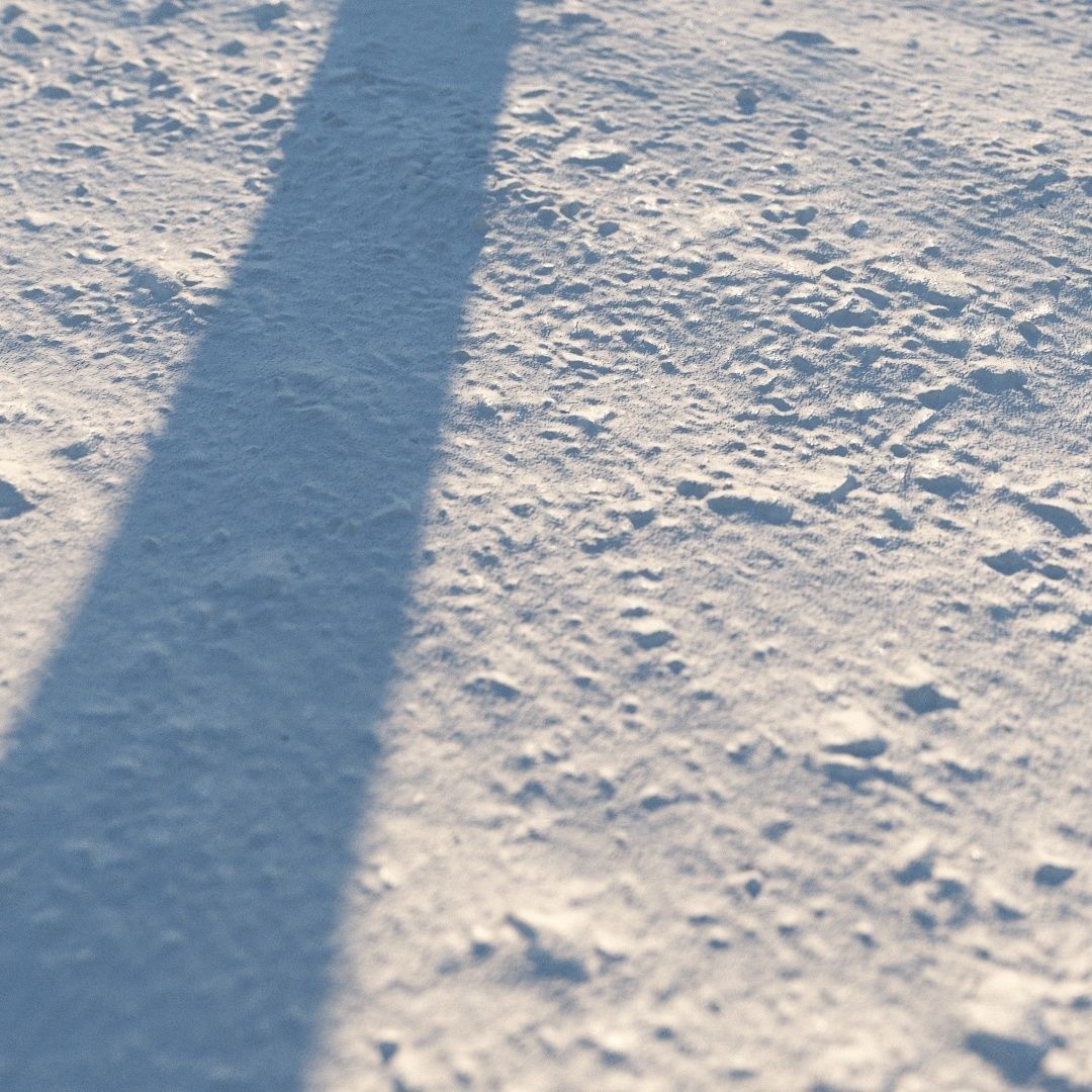 Summer gravel road 01 25 meters Low-poly 3D model_10