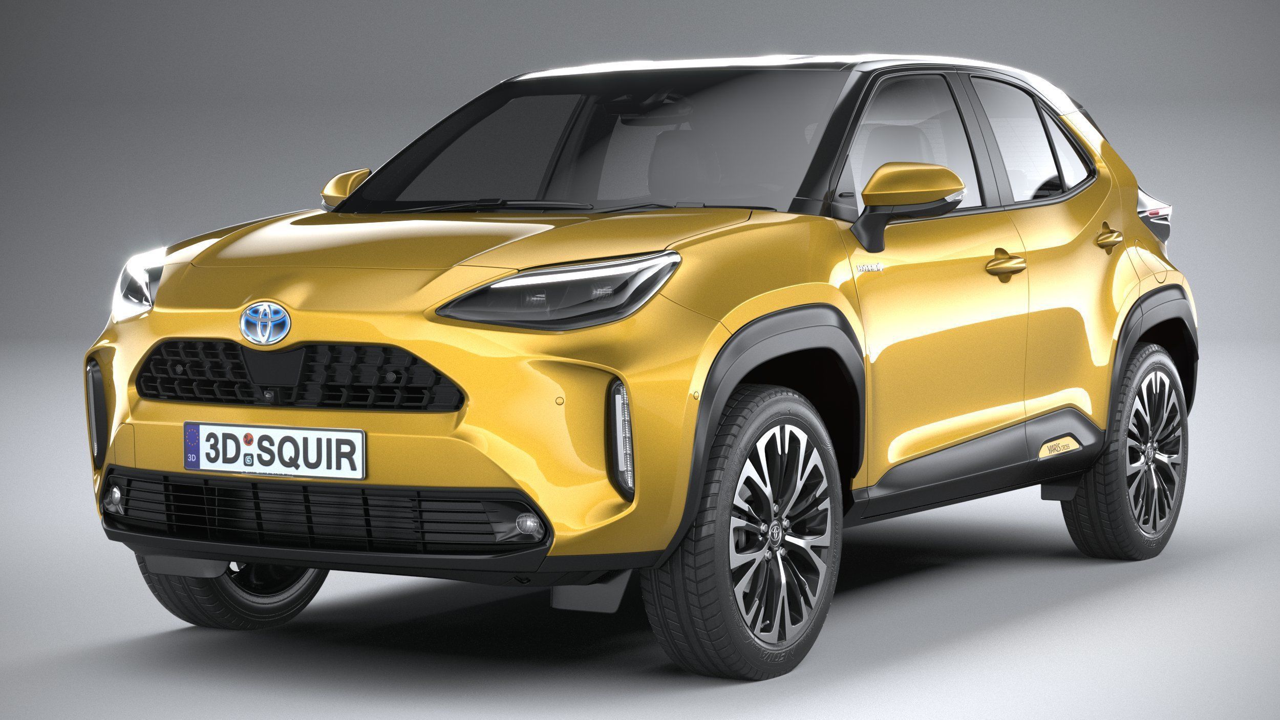 Toyota Yaris Cross 2021 3D model_2
