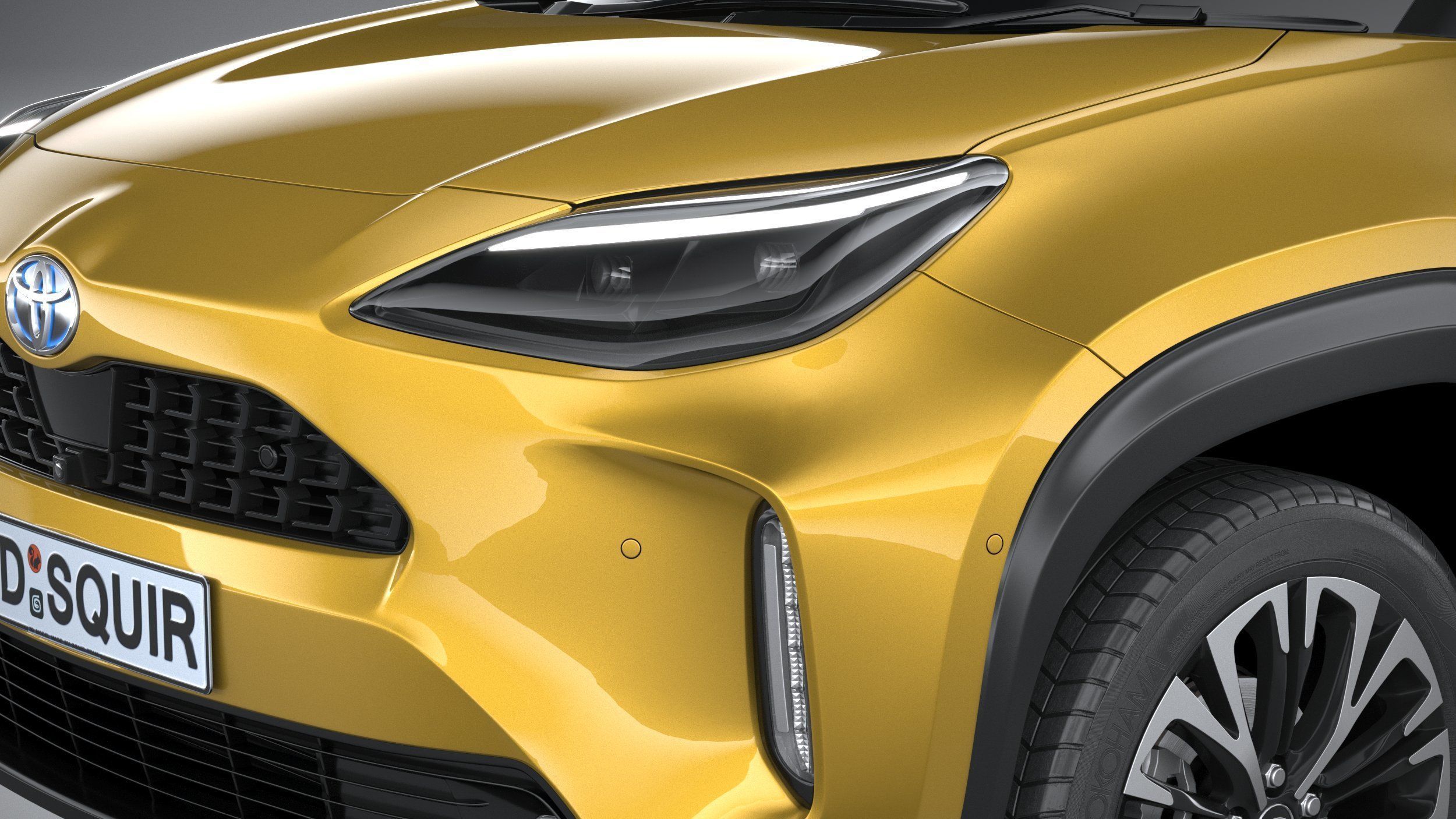 Toyota Yaris Cross 2021 3D model_3