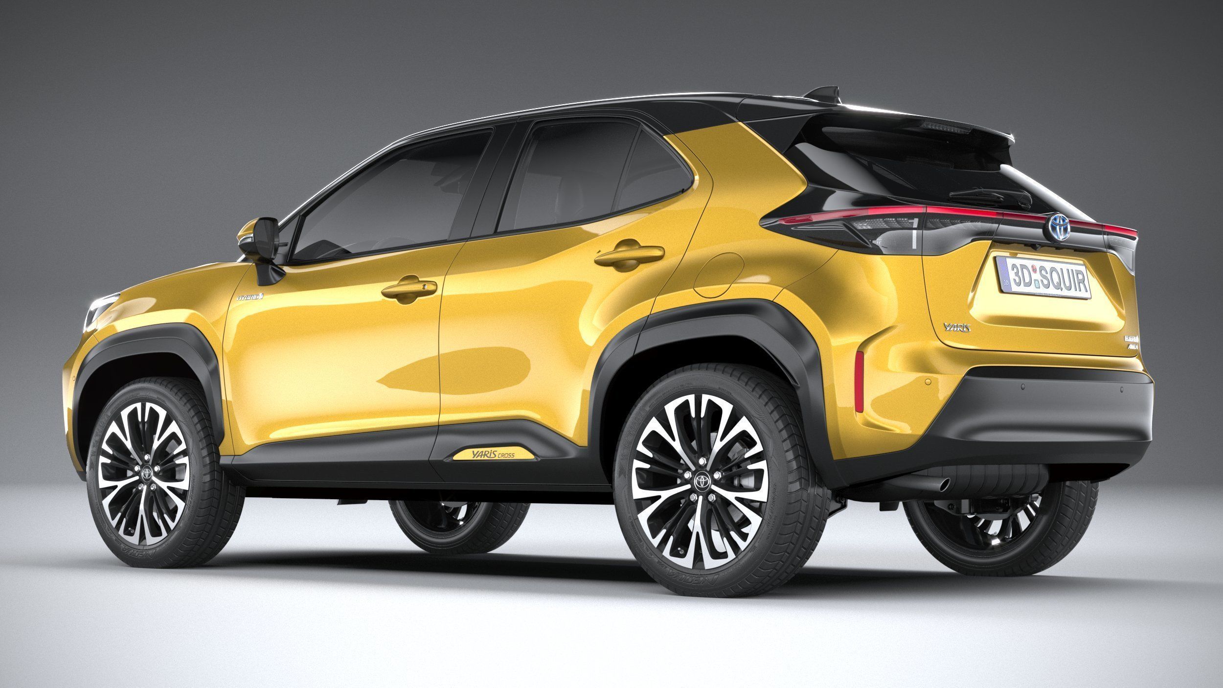 Toyota Yaris Cross 2021 3D model_5