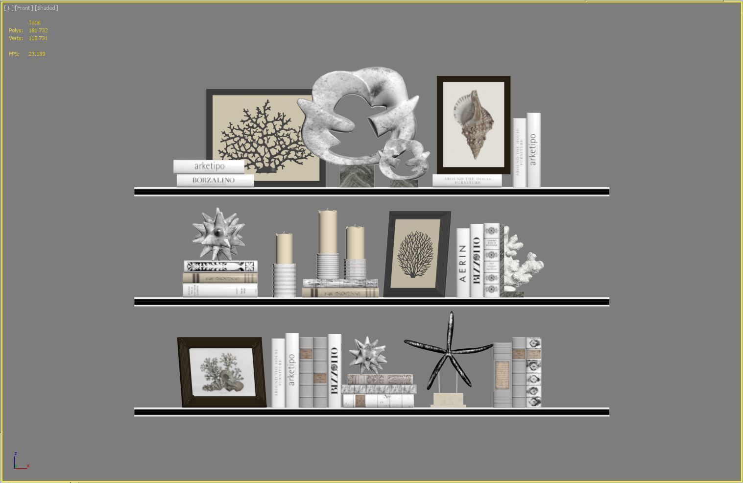 Decor Set 87 3D model_5