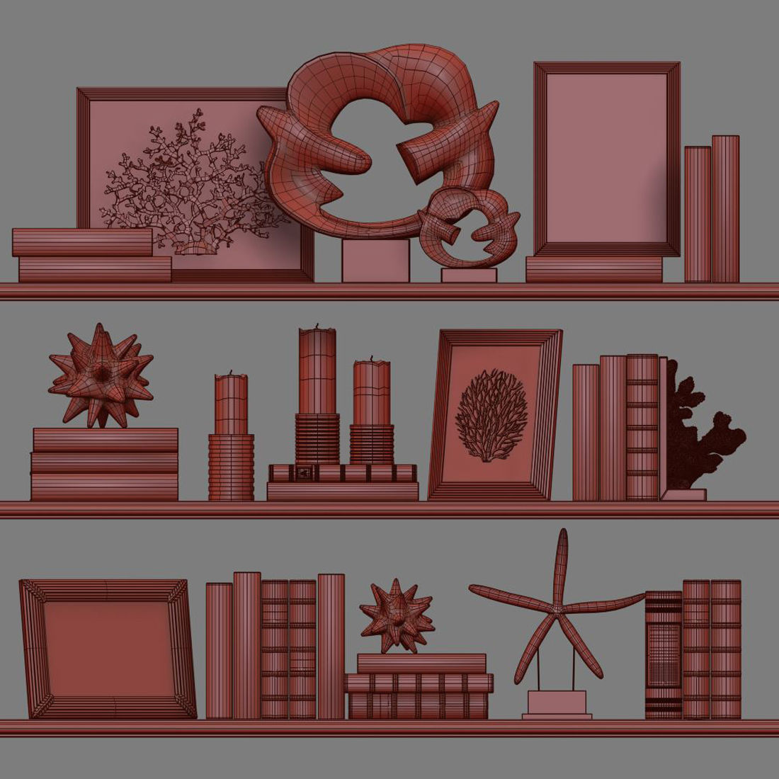 Decor Set 87 3D model_4