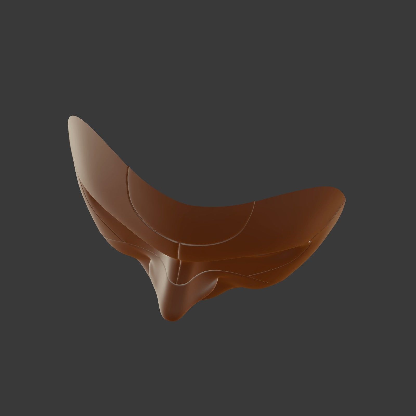 Robot Mask Low-poly 3D model_13