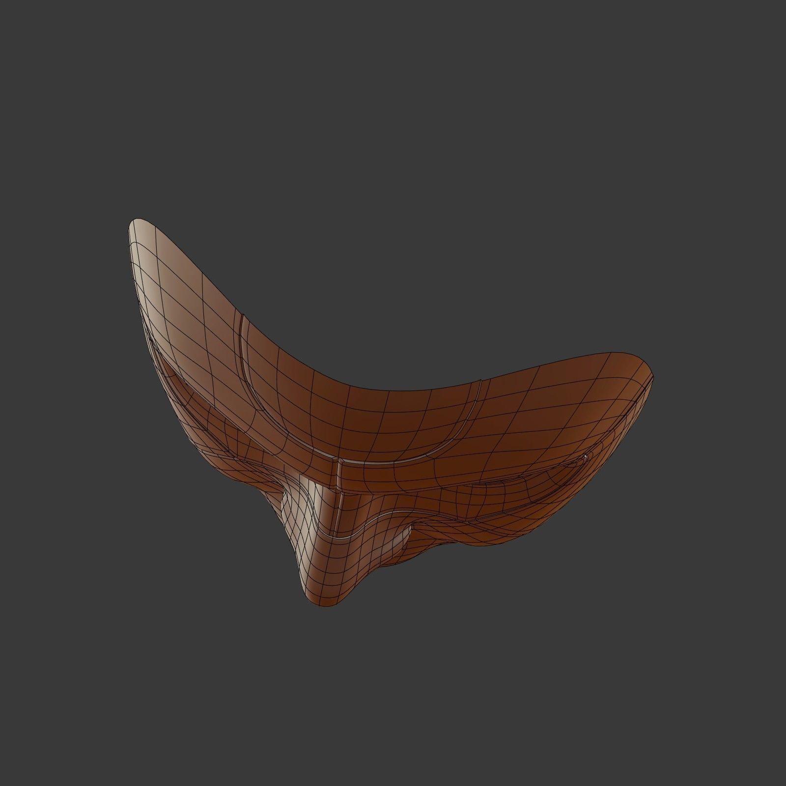 Robot Mask Low-poly 3D model_14