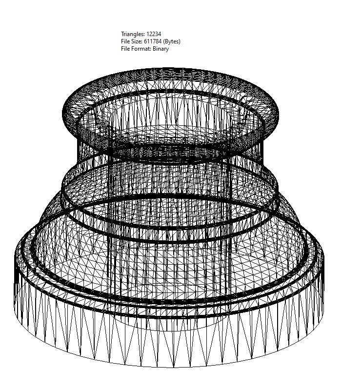 Spiral flutes classical column 3D print model_20