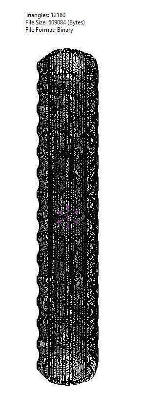 Spiral flutes classical column 3D print model_17