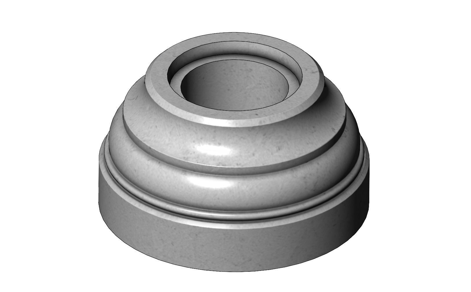 Spiral flutes classical column 3D print model_6